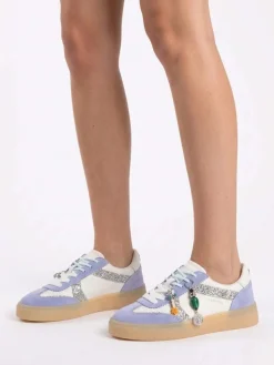 SNEAKERS DONNA - APE PAZZA BIANCO-BLU - S6IRIS02/GLI