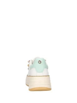SNEAKERS DONNA - APE PAZZA BIANCO-VERDE - S6LIFTY24/LEA