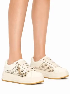 SNEAKERS DONNA - APE PAZZA CREMA - S6LIFTY27/KNI