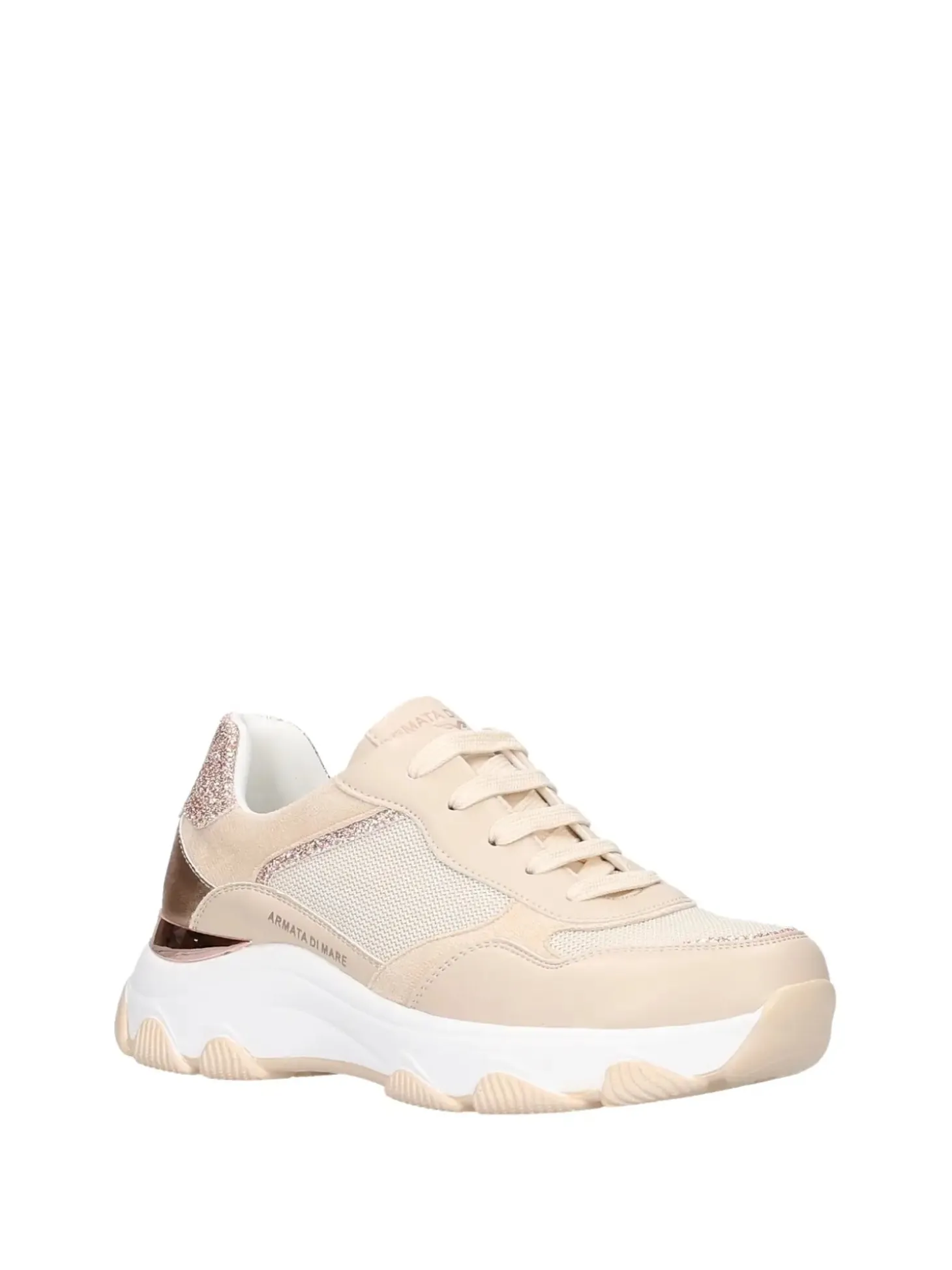 SNEAKERS DONNA - ARMATA DI MARE BEIGE - AMD S61H05