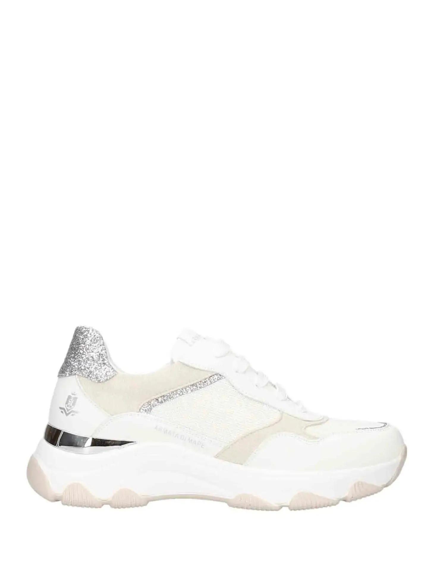 SNEAKERS DONNA - ARMATA DI MARE BIANCO-GRIGIO - AMD S61H05