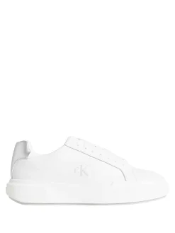 SNEAKERS DONNA - CALVIN KLEIN BIANCO-ARGENTO - YW0YW01948