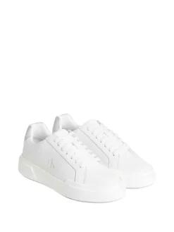 SNEAKERS DONNA - CALVIN KLEIN BIANCO-ARGENTO - YW0YW01948
