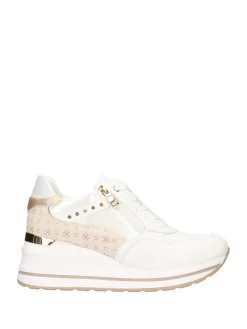 SNEAKERS DONNA - CINZIA SOFT BIANCO-ORO - CN2033