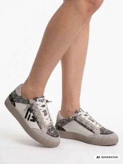 SNEAKERS DONNA - EMANUELLE VEE AVORIO - 462P-104-13-P011CB