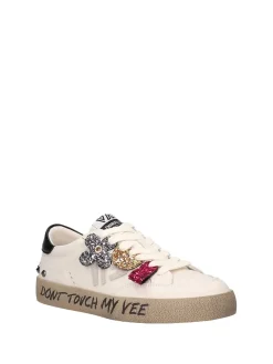 SNEAKERS DONNA - EMANUELLE VEE AVORIO - 462P-104-30-P003
