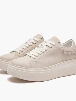 SNEAKERS DONNA - EMANUELLE VEE AVORIO - 462P-100-11-P138