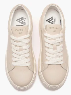SNEAKERS DONNA - EMANUELLE VEE AVORIO - 462P-100-11-P138