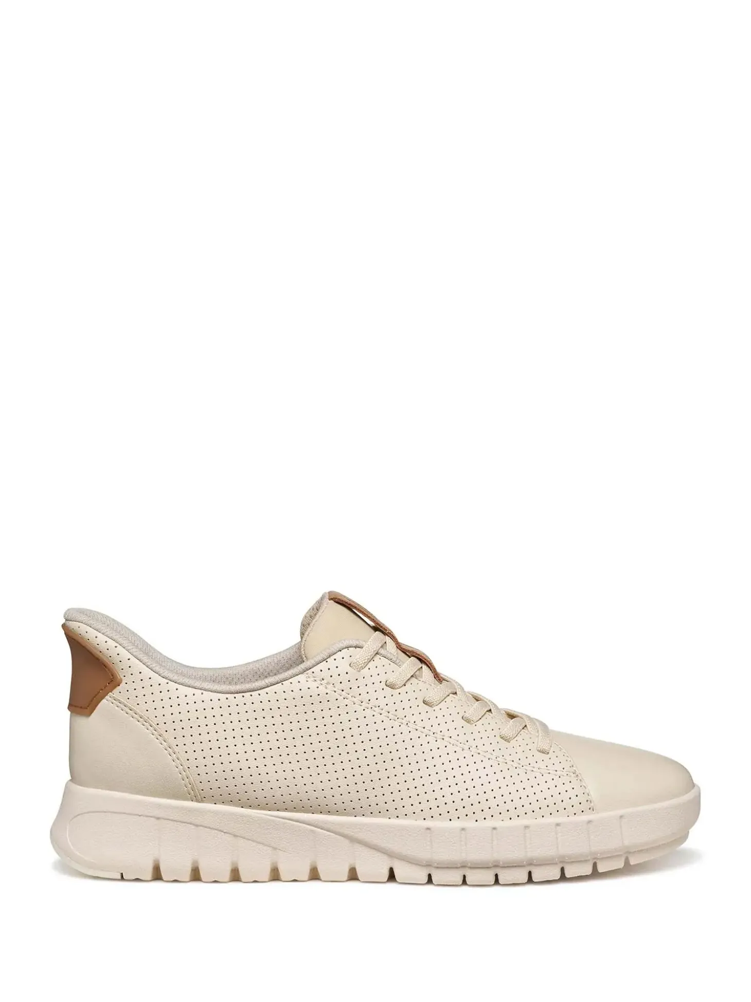 SNEAKERS DONNA - GEOX BEIGE - D657SC 09BBC