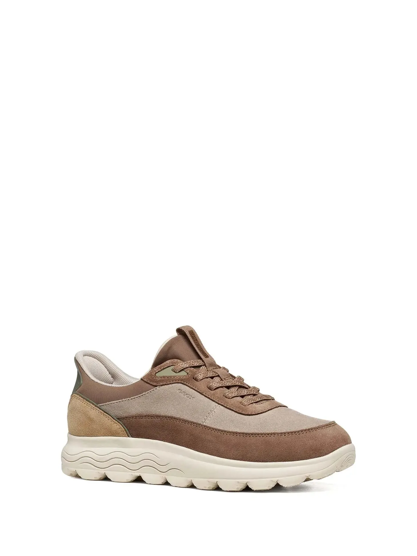 SNEAKERS DONNA - GEOX BEIGE-MARRONE - D567MB 00022