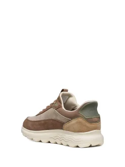 SNEAKERS DONNA - GEOX BEIGE-MARRONE - D567MB 00022