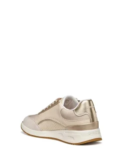 SNEAKERS DONNA - GEOX BEIGE-ORO - D65NQB 054AC