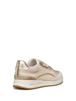 SNEAKERS DONNA - GEOX BEIGE-ORO - D65NQB 054AC