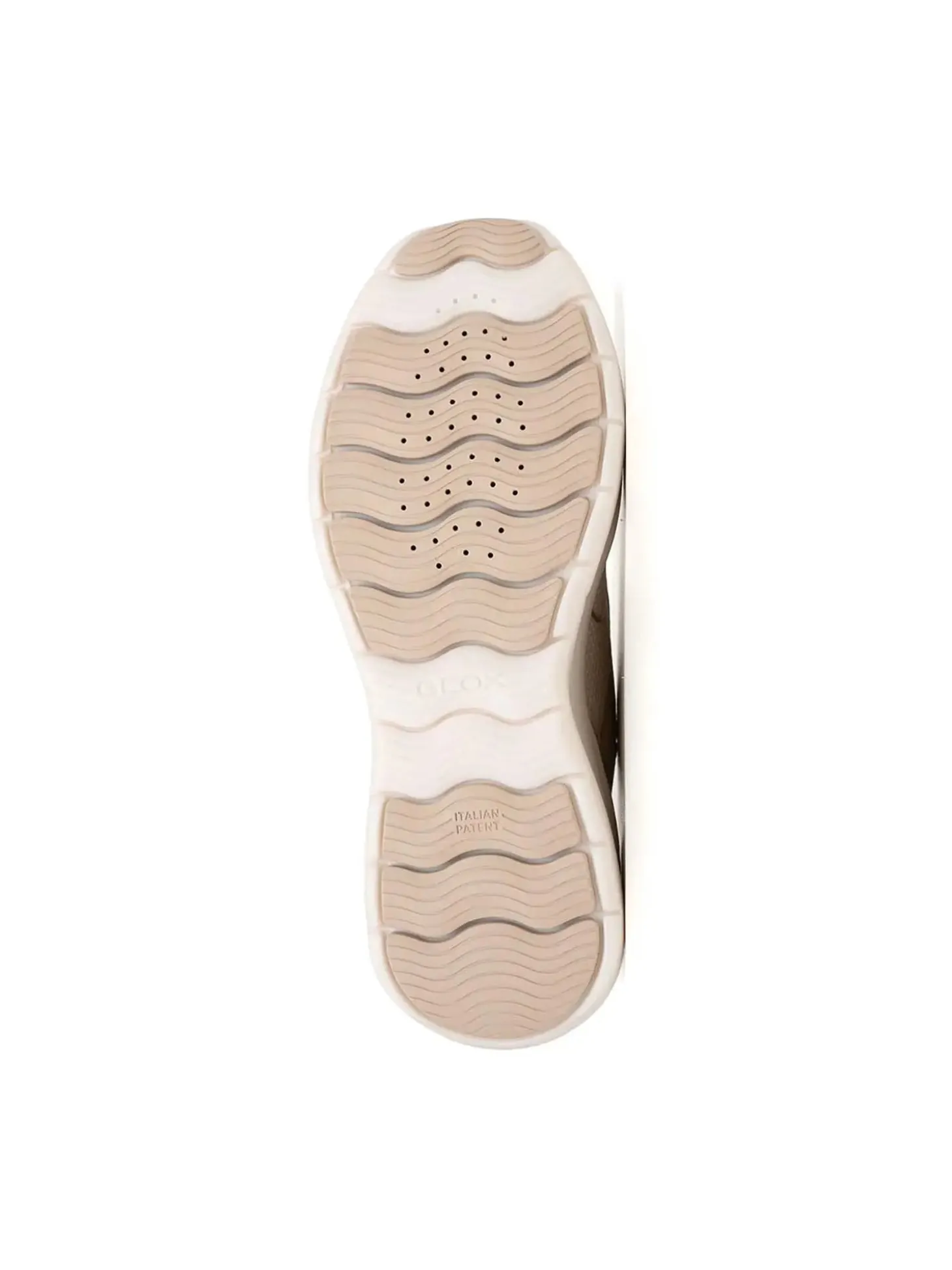 SNEAKERS DONNA - GEOX BEIGE-ORO - D651FB 09BBN