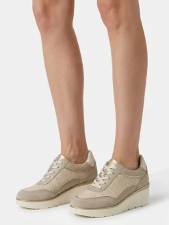 SNEAKERS DONNA - GEOX BEIGE-TAUPE - D55RAB 05422