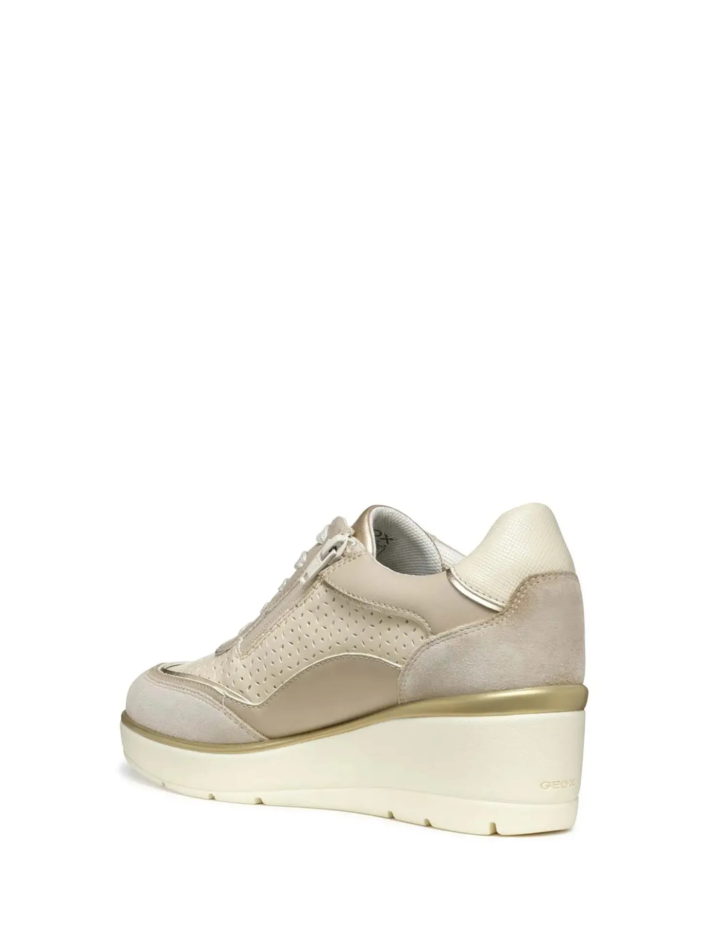 SNEAKERS DONNA - GEOX BEIGE-TAUPE - D55RAB 05422