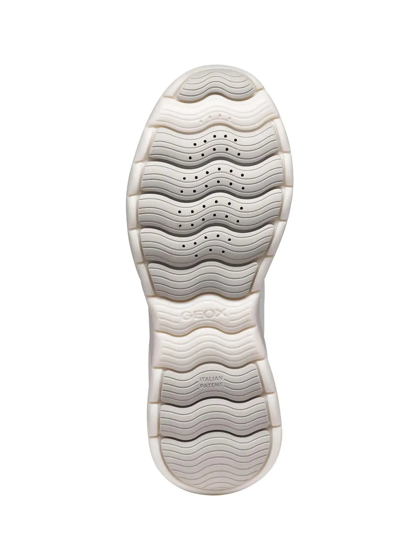 SNEAKERS DONNA - GEOX BIANCO-ORO - D651FB 09BBN