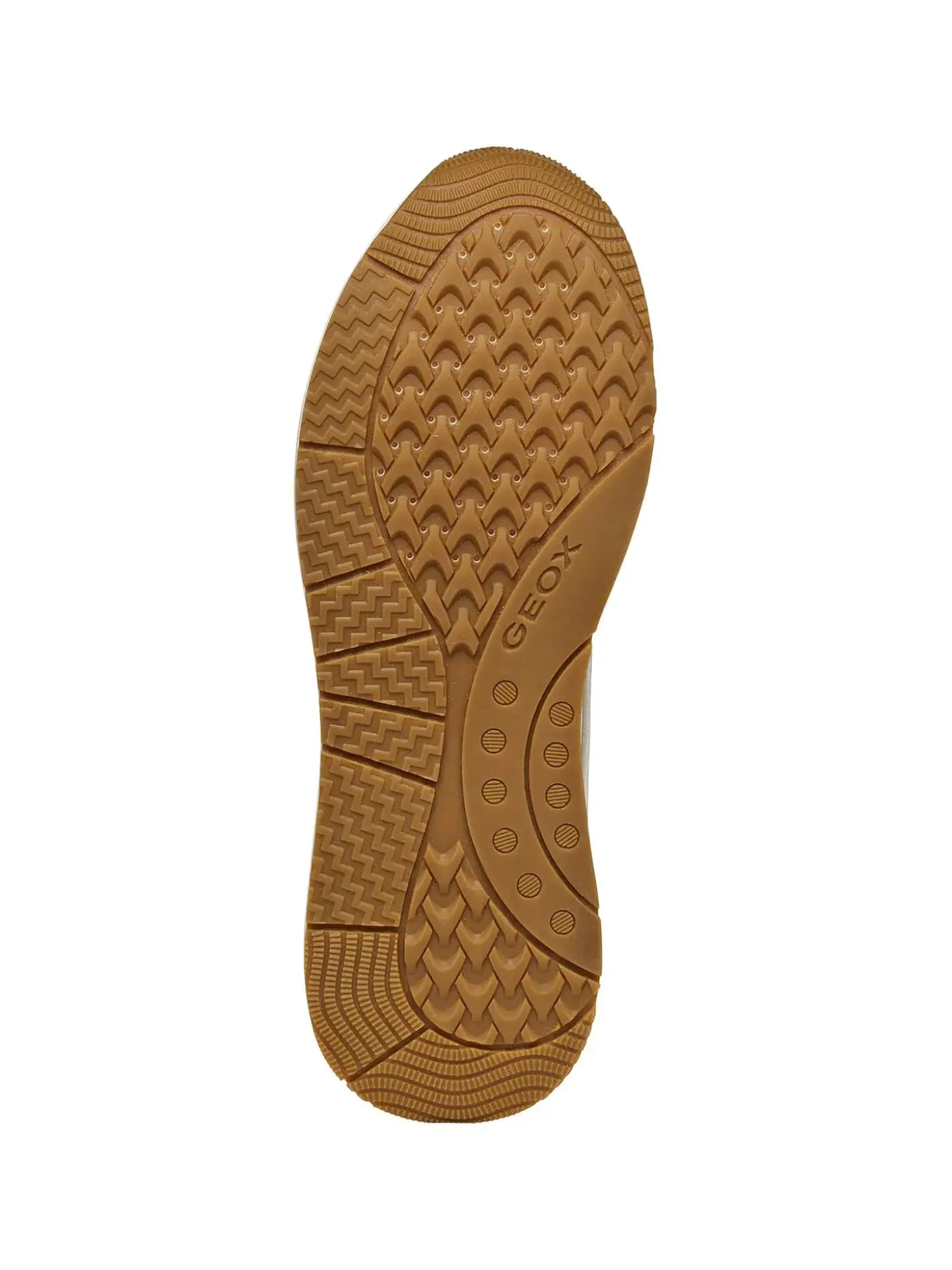 SNEAKERS DONNA - GEOX BIANCO-ORO - D65NQB 05411