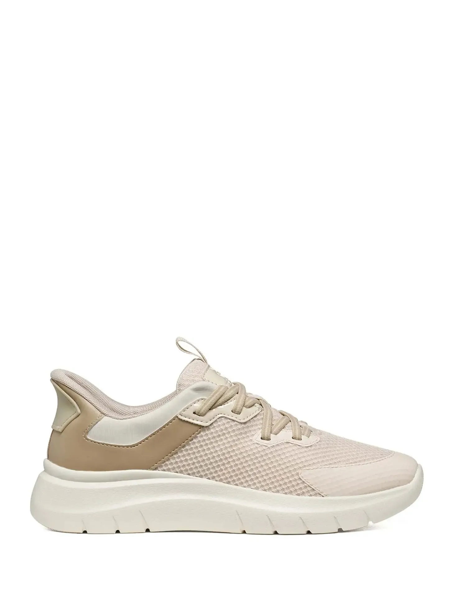 SNEAKERS DONNA - GEOX CREMA - D670JB 01402