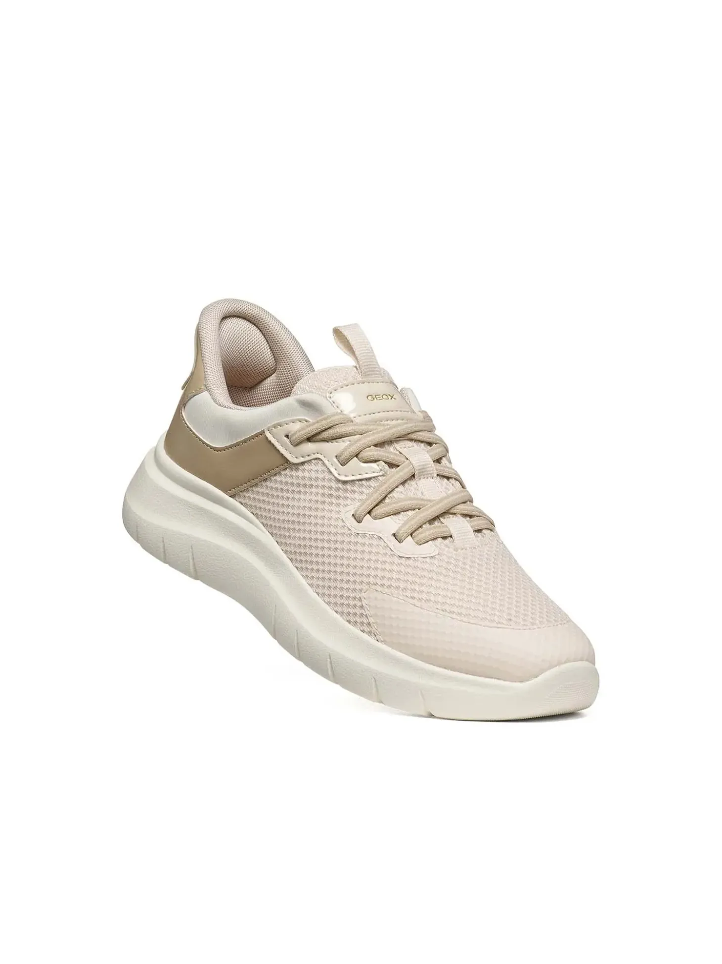 SNEAKERS DONNA - GEOX CREMA - D670JB 01402