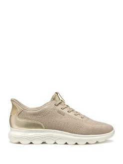 SNEAKERS DONNA - GEOX TAUPE-ORO - D557MA 06KBN