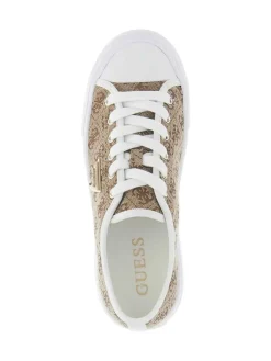 SNEAKERS DONNA - GUESS BEIGE-MARRONE - FLJJZ4 FAL12