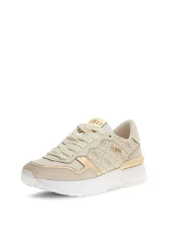 SNEAKERS DONNA - GUESS BEIGE-MARRONE - FLPVN5 FAL12