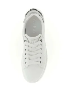 SNEAKERS DONNA - GUESS BIANCO-ARGENTO - FLPWES ELE12