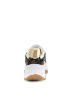 SNEAKERS DONNA - GUESS BIANCO-MARRONE - FLPHAR FAL12