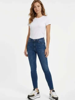 SNEAKERS DONNA - GUESS BIANCO-MARRONE - FL7CMR FAL12