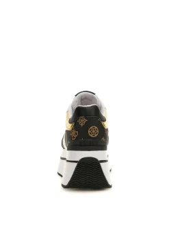 SNEAKERS DONNA - GUESS BIANCO-MARRONE - FL7CMR FAL12