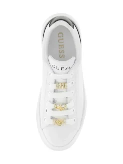 SNEAKERS DONNA - GUESS BIANCO-NERO - FLJFIO ELE12