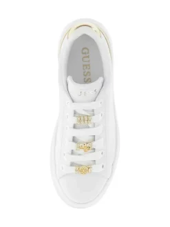 SNEAKERS DONNA - GUESS BIANCO-PLATINO - FLJFIO ELE12