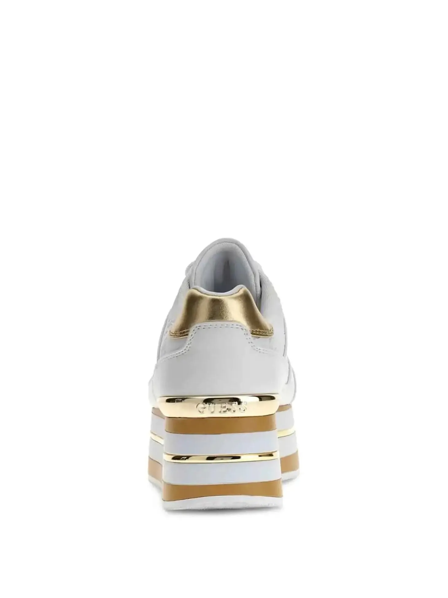 SNEAKERS DONNA - GUESS BIANCO-PLATINO - FLJHN4 ELE12