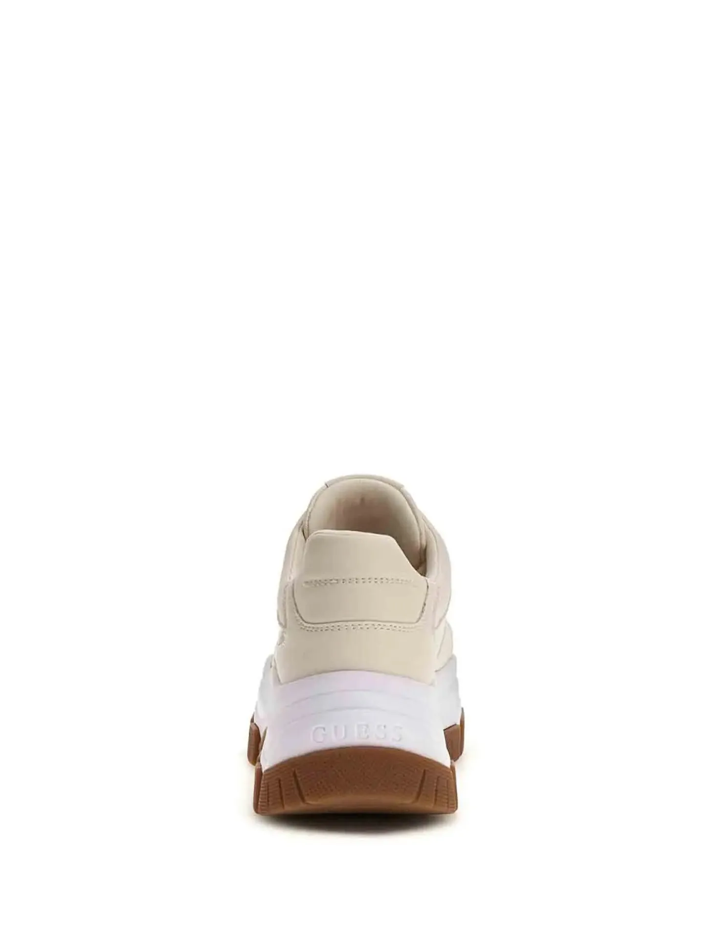 SNEAKERS DONNA - GUESS CREMA - FLFBRT PEL12
