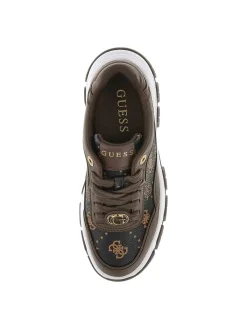 SNEAKERS DONNA - GUESS MARRONE - FLFBRT PEL12