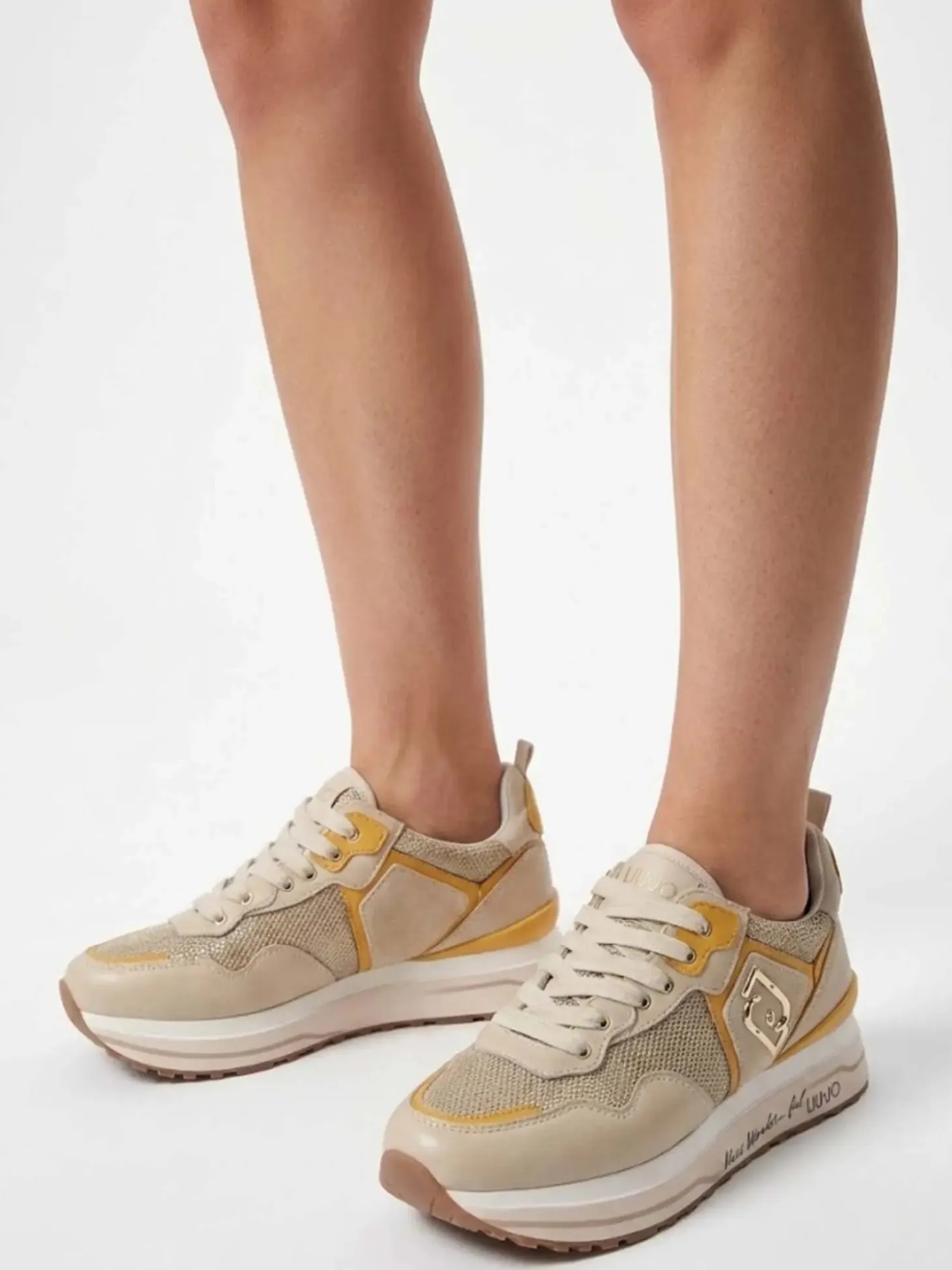 SNEAKERS DONNA - LIU-JO BEIGE - BA6009PX077