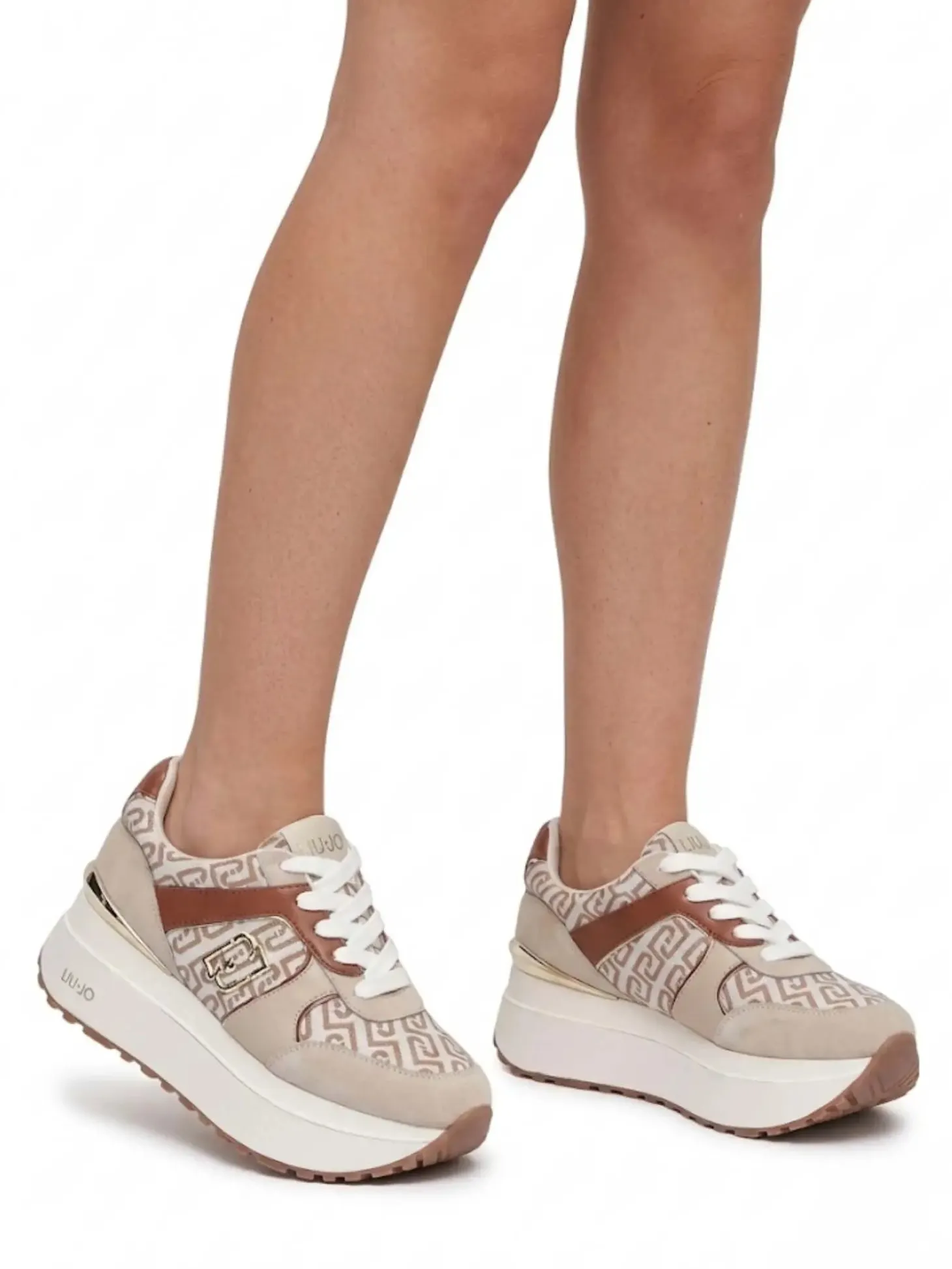 SNEAKERS DONNA - LIU-JO BEIGE - BA6019PX617