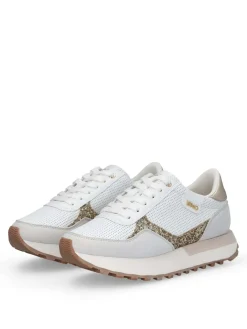 SNEAKERS DONNA - LIU-JO BIANCO-ORO - BA6065TX524