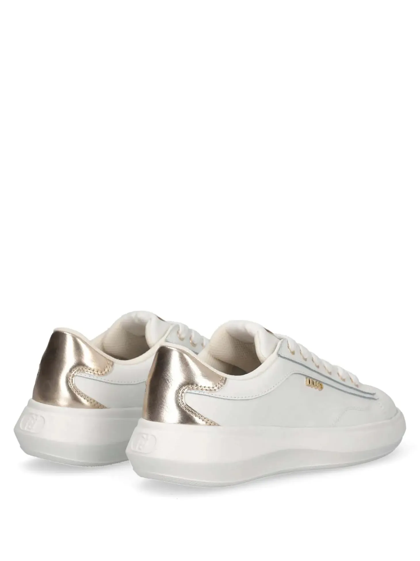 SNEAKERS DONNA - LIU-JO BIANCO-ORO - BA6069PX026