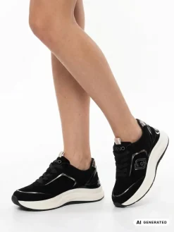 SNEAKERS DONNA - LIU-JO NERO - BF6029PX911