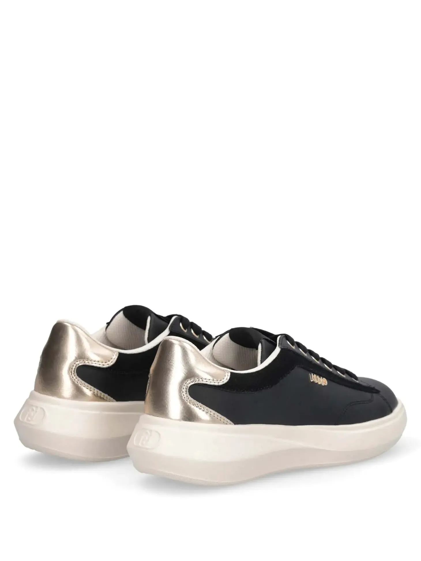 SNEAKERS DONNA - LIU-JO NERO-ORO - BA6069P0304
