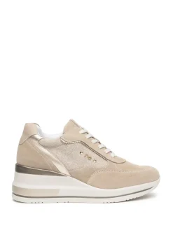 SNEAKERS DONNA - NERO GIARDINI CAMEL - E615230D
