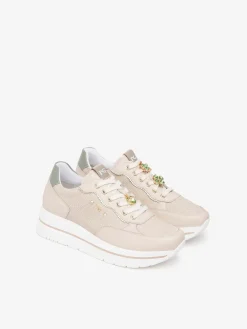 SNEAKERS DONNA - NERO GIARDINI AVORIO - E615202D