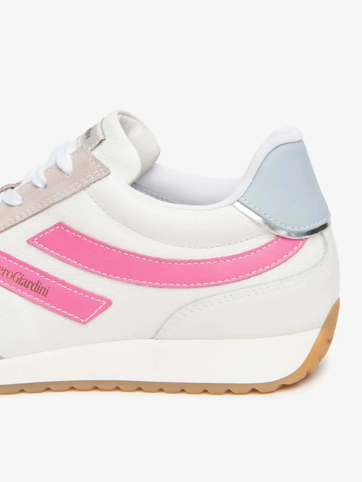 SNEAKERS DONNA - NERO GIARDINI BIANCO-ROSA - E615164D