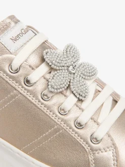 SNEAKERS DONNA - NERO GIARDINI ORO - E615312D