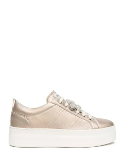 SNEAKERS DONNA - NERO GIARDINI ORO - E615312D