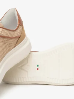 SNEAKERS DONNA - NERO GIARDINI BEIGE - E615282D
