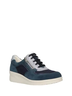 SNEAKERS DONNA - RIPOSELLA BLU - MANUELA E WC00BX