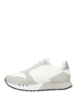 SNEAKERS DONNA - US POLO ASSN. BIANCO-ARGENTO - DENI004W/6YH1
